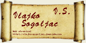 Vlajko Šogoljac vizit kartica